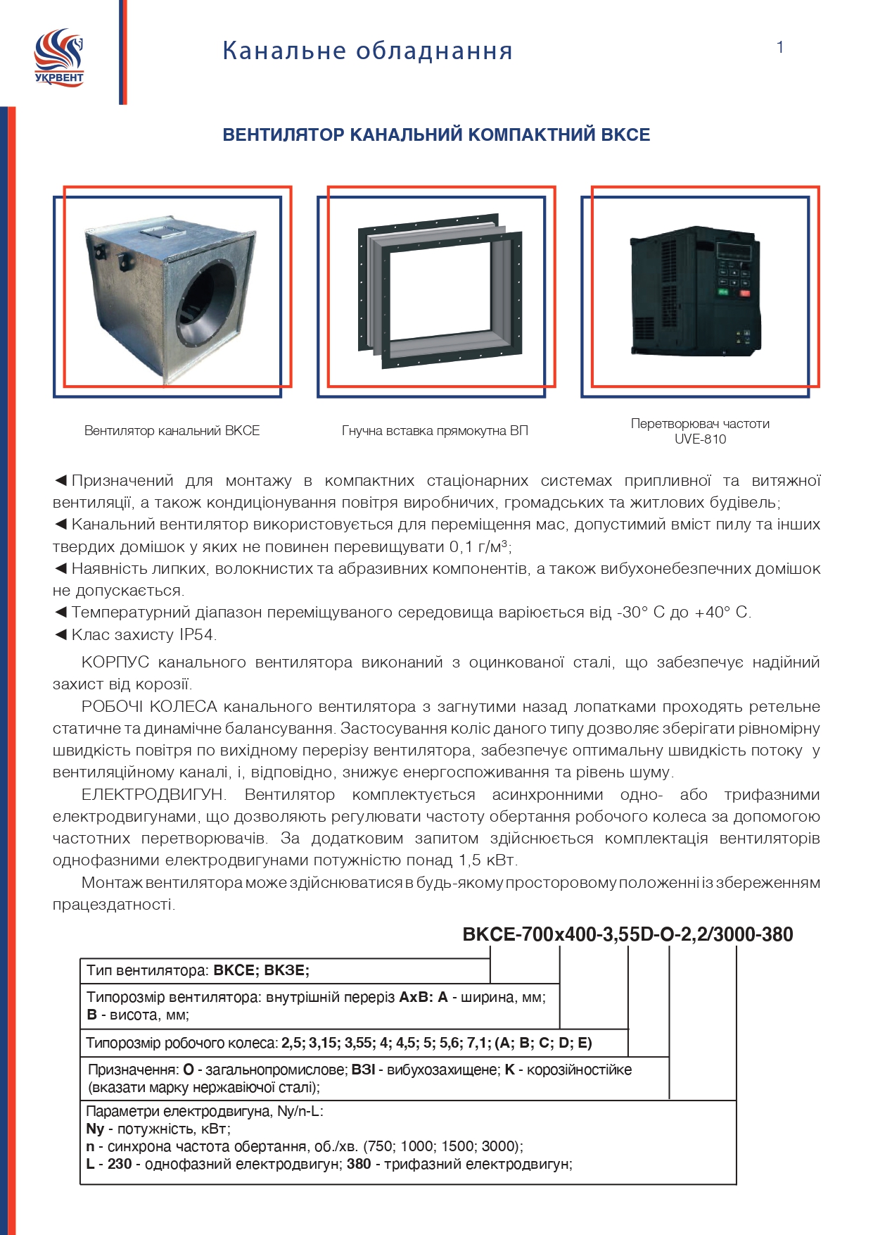 Канальні вентилятори